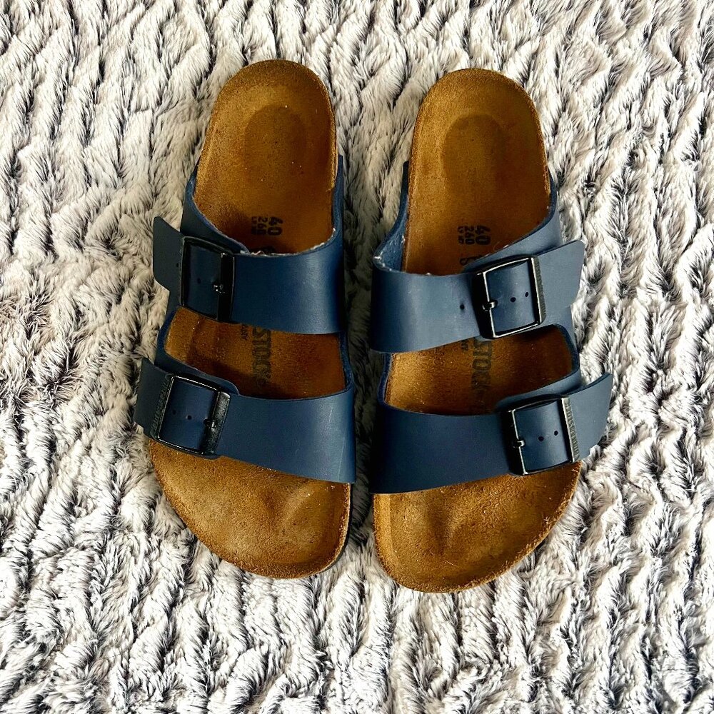 Navy Blue Birkenstocks